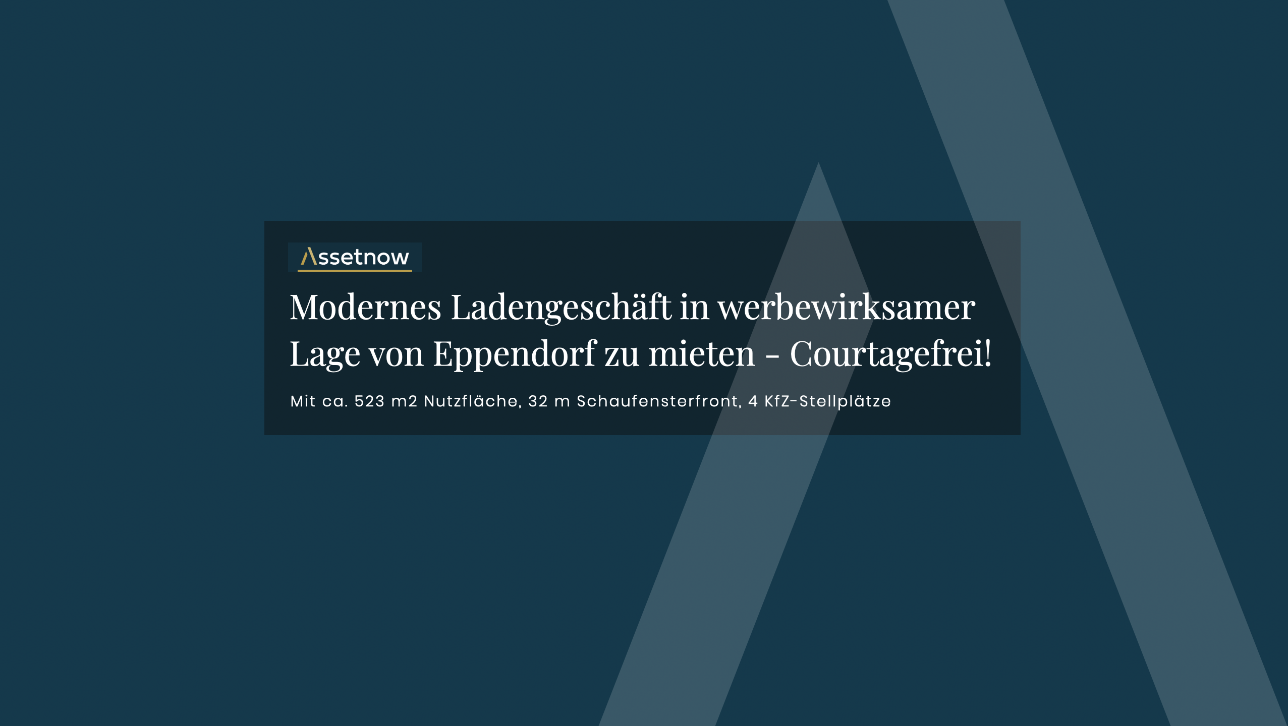 Laden zur Miete provisionsfrei 9.690 € 523 m²<br/>Verkaufsfläche Eppendorf Hamburg 20252