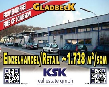 Laden zur Miete Provisionsfrei 1.728 m² Verkaufsfläche teilbar von 1.170 m² bis 1.728 m² Ellinghorst Gladbeck 45964