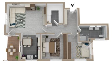 Wohnung zum Kauf 294.900 € 3 Zimmer 82,3 m² Erdgeschoss Hengstforde Apen / Augustfehn 26689