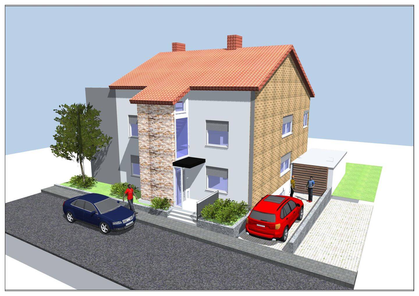Gepflegtes 3-Familienhaus,Wohnen und Rendite