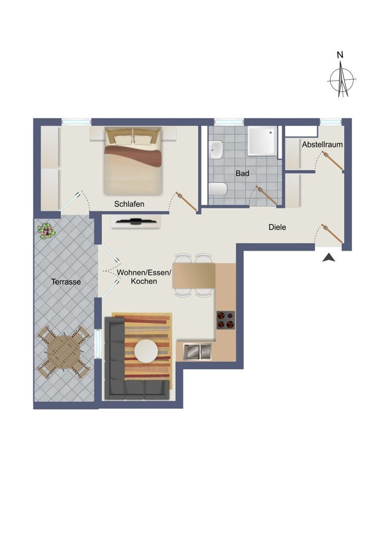 Wohnung zum Kauf 281.533 € 2 Zimmer 58,7 m² Öhringen Öhringen 74613