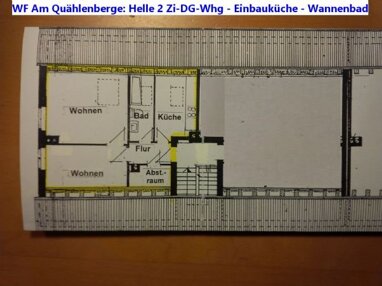 Wohnung zur Miete 304 € 2 Zimmer 41 m² 3. Geschoss Am Quählenberge Linden Wolfenbüttel 38300