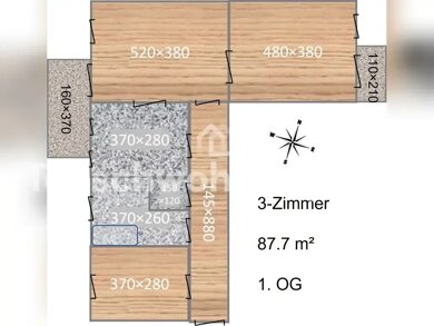 Wohnung zur Miete Tauschwohnung 1.020 € 3 Zimmer 87,7 m² Potsdam West Potsdam 14471