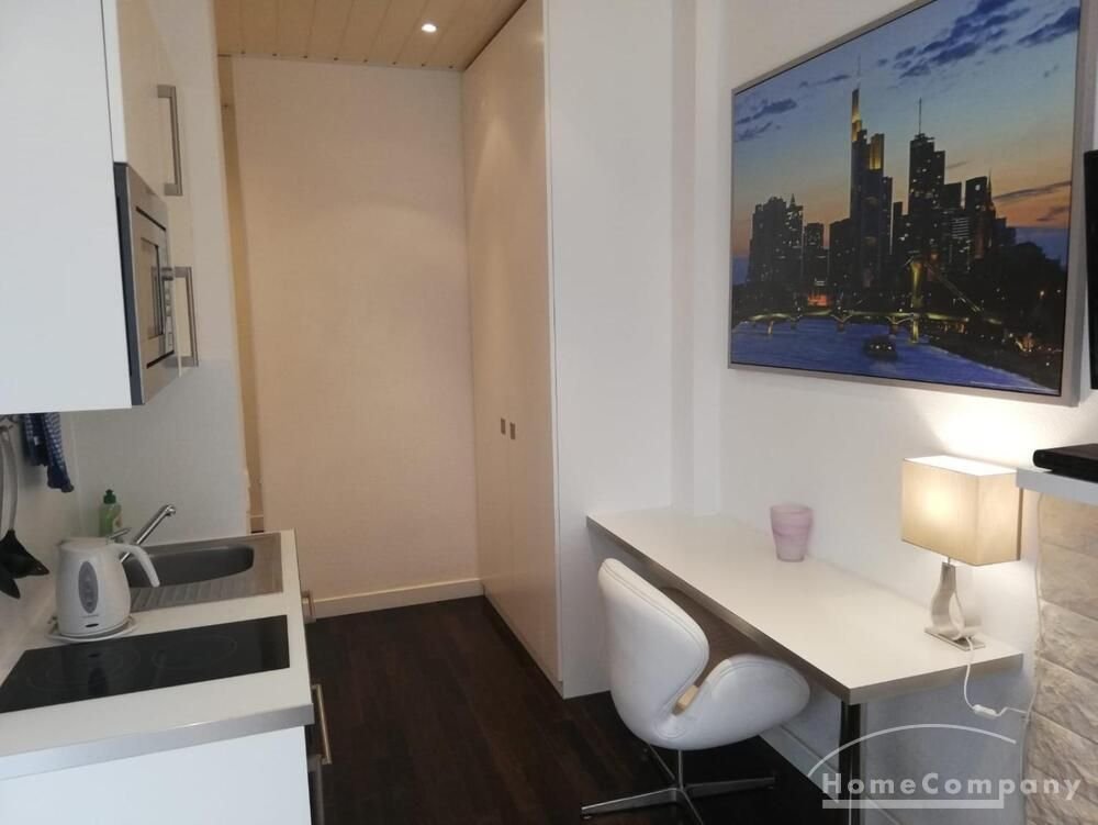 Wohnung zur Miete Wohnen auf Zeit 1.067 € 1 Zimmer 19 m²<br/>Wohnfläche ab sofort<br/>Verfügbarkeit Ostend Frankfurt am Main 60314