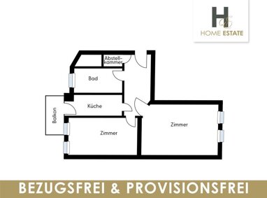 Wohnung zum Kauf Provisionsfrei 339.000 € 2 Zimmer Czermaks Garten 5 Zentrum - Ost Leipzig 04103