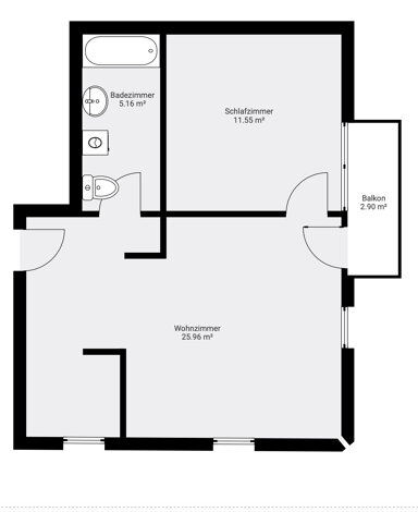 Wohnung zur Miete 340 € 2 Zimmer 49,5 m² 2. Geschoss frei ab 01.02.2025 Hartensteiner Straße 33 Lichtenstein Lichtenstein 09350