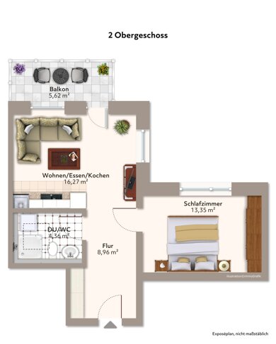 Wohnung zum Kauf provisionsfrei 178.425 € 2 Zimmer 45,8 m² 2. Geschoss Ehrenbergstraße 6 Ilmenau Ilmenau 98693