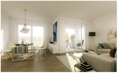 Wohnung zur Miete 1.360 € 3 Zimmer 76,3 m² 1. Geschoss Jusiweg 2 Denkendorf 73770