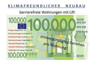 Wohnung zum Kauf provisionsfrei 499.000 € 4 Zimmer 112 m² 3. Geschoss Siegfriedstr. 4 Unterlauchringen Unterlauchringen 79787