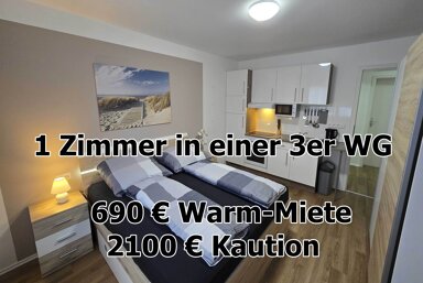 Wohnung zur Miete 490 € 1 Zimmer 26 m² 2. Geschoss Blücherstr. 30A Pforzheim 75177