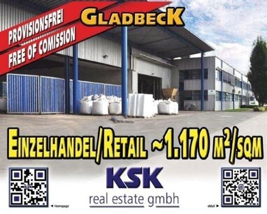 Laden zur Miete Provisionsfrei 1.170 m² Verkaufsfläche teilbar von 1.170 m² bis 1.728 m² Ellinghorst Gladbeck 45964