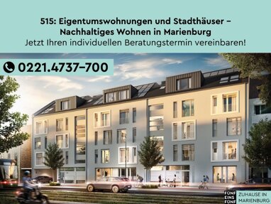 Wohnung zum Kauf Provisionsfrei 599.900 € 3 Zimmer 85,9 m² 2. Geschoss Marienburg Köln 50968