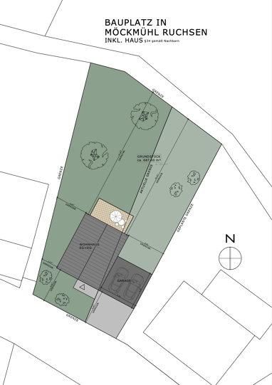 Grundstück zum Kauf Provisionsfrei 110.050 € 680 m² Grundstück Ruchsen Möckmühl 74219