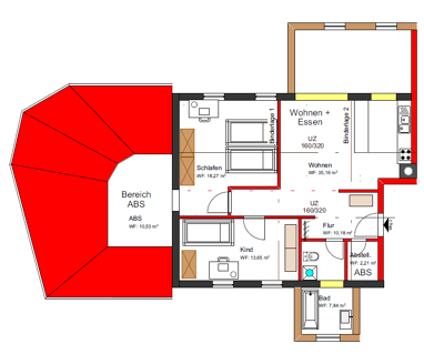 Wohnung zur Miete 980 € 3 Zimmer 98 m² 1. Geschoss frei ab sofort Unterleinleiter Unterleinleiter 91364