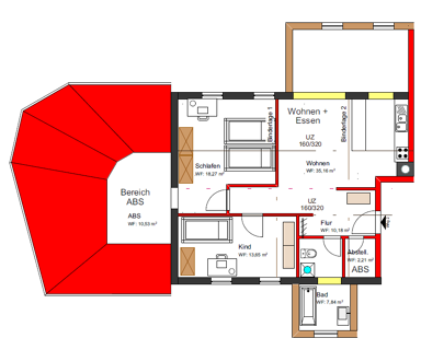 Wohnung zur Miete 931 € 3 Zimmer 98 m² 1. Geschoss frei ab sofort Unterleinleiter Unterleinleiter 91364