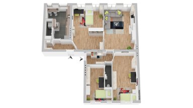 Wohnung zum Kauf 349.500 € 4 Zimmer 98 m² EG Mariendorf Berlin 12105