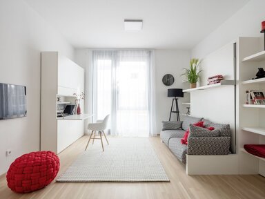 Wohnung zur Miete 790 € 1 Zimmer 25,2 m² 1. Geschoss frei ab 01.01.2025 Schönbeinstraße 45 Ludwigsburg - West Ludwigsburg 71636