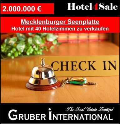 Hotel zum Kauf 2.000.000 € 40 Zimmer 120 m² Gastrofläche 6.700 m² Grundstück Waren Waren 17192