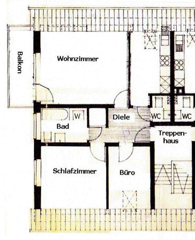 Wohnung zur Miete 703 € 3 Zimmer 67 m² 2. Geschoss Holzhausen Georgsmarienhütte 49124