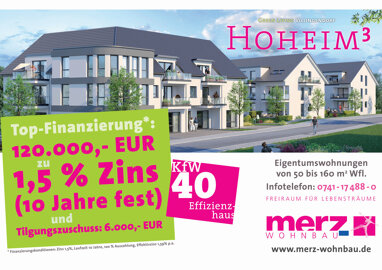 Wohnung zum Kauf 222.000 € 2 Zimmer 50 m² Erdgeschoss Hoheim 1 Villingendorf 78667