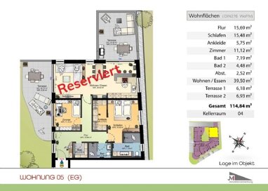 Wohnung zum Kauf Provisionsfrei 401.940 € 114,8 m² Erdgeschoss Überhofer Straße 42a Riegelsberg Riegelsberg 66292