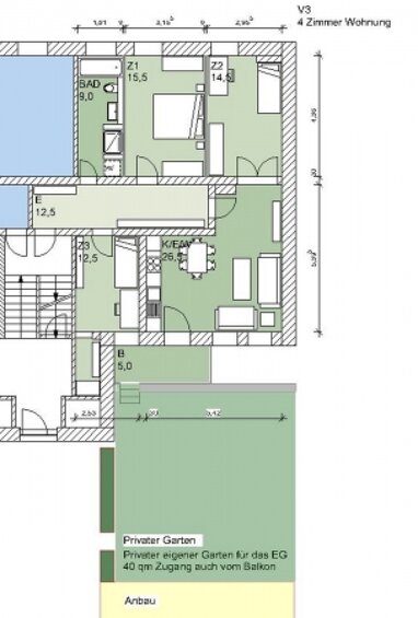 Terrassenwohnung zur Miete 650 € 4 Zimmer 96 m² Erdgeschoss Döbeln Döbeln 04720