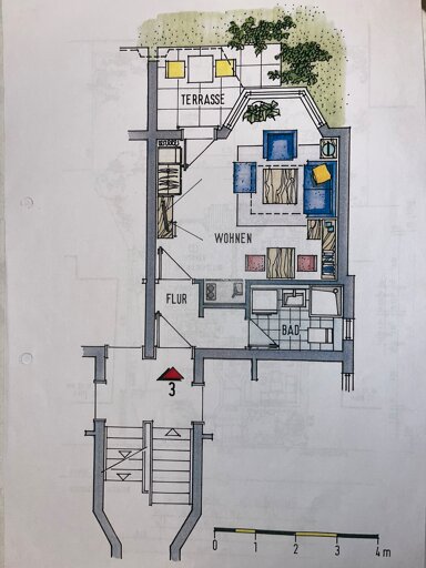 Studio zur Miete 470 € 1 Zimmer 26,1 m² EG frei ab 01.02.2025 Zuffenhausen - Mitte Stuttgart 70435