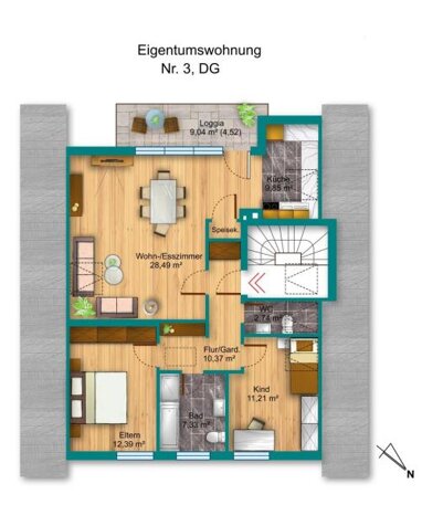 Wohnung zum Kauf 199.000 € 3 Zimmer 87 m² Melsungen Melsungen 34212
