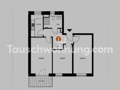 Wohnung zur Miete Tauschwohnung 480 € 3 Zimmer 72 m² Ohlsdorf Hamburg 22303