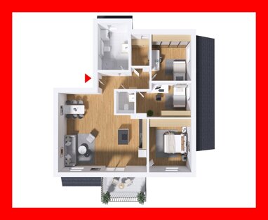 Wohnung zum Kauf Provisionsfrei 539.000 € 4 Zimmer 111,8 m² 2. Geschoss Himmelsthür Hildesheim 31137