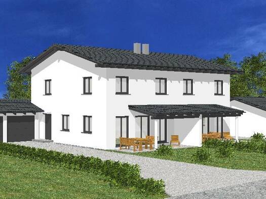 Doppelhaushälfte zum Kauf provisionsfrei 544.000 € 4 Zimmer 118 m² 316 m² Grundstück Bussardstrasse 20 Parkstetten 94365