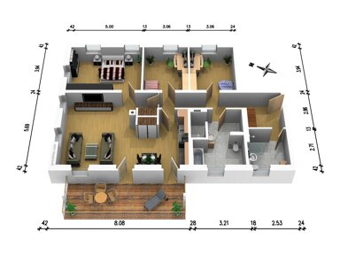 Wohnung zur Miete 1.800 € 4 Zimmer 130,1 m² 1. Geschoss frei ab sofort Kesselsdorfer Straße 187/189 Pennrich Dresden 01169