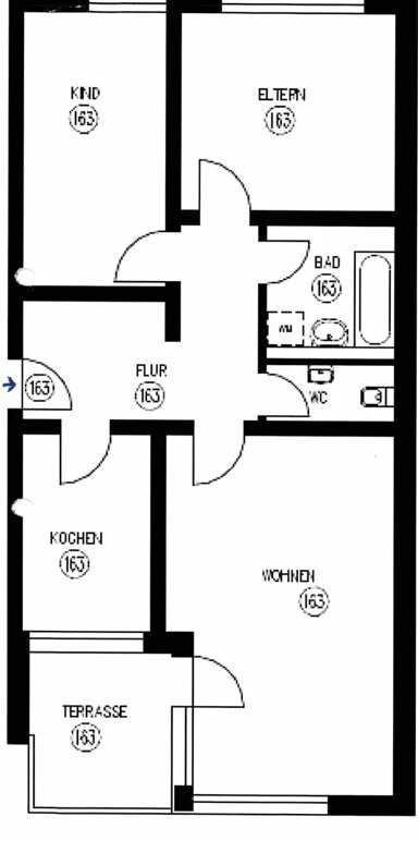 Wohnung zur Miete 700 € 3 Zimmer 80 m² frei ab sofort Münchnerstr. 16 Germering Germering 82110