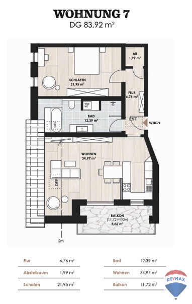Wohnung zum Kauf 289.900 € 2 Zimmer 83,9 m² Mistelbach Mistelbach 95511