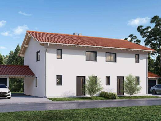 Doppelhaushälfte zum Kauf - Erstbezug provisionsfrei 120 m² 320 m² Grundstück Schwarzach 94374