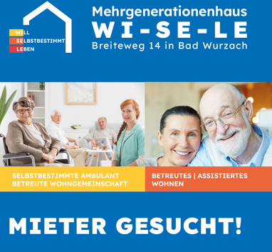 Wohnung zur Miete 945 € 2 Zimmer 75 m² Breiteweg 14 Bad Wurzach Bad Wurzach 88410