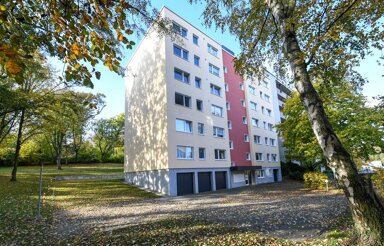 Wohnung zur Miete nur mit Wohnberechtigungsschein 373,67 € 2 Zimmer 59,3 m² 3. Geschoss frei ab 15.10.2024 Am Eckland 10 Saarn - Mitte und Mintard Mülheim/Ruhr 45481