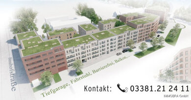 Wohnung zur Miete 1.444 € 3 Zimmer 96,3 m² 1. Geschoss frei ab sofort Neustadt Brandenburg an der Havel 14776