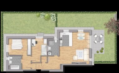 Terrassenwohnung zum Kauf Provisionsfrei 471.000 € 3 Zimmer 88,1 m² Erdgeschoss Seehaldeweg 6 Höfen Winnenden 71364