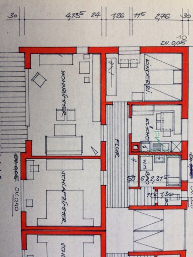 Wohnung zur Miete 800 € 1 Zimmer 60 m² Geschoss 3/3 Ailingen 1 Friedrichshafen 88048