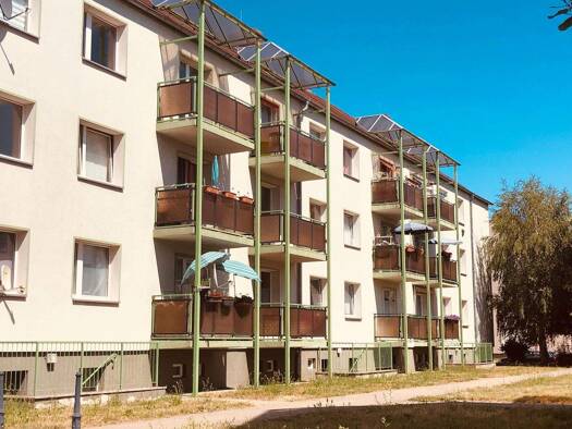 Wohnung zur Miete 406 € 3 Zimmer 58,3 m² 1. Geschoss frei ab sofort SteubenstraÃe 14 Bitterfeld Bitterfeld-Wolfen 06749