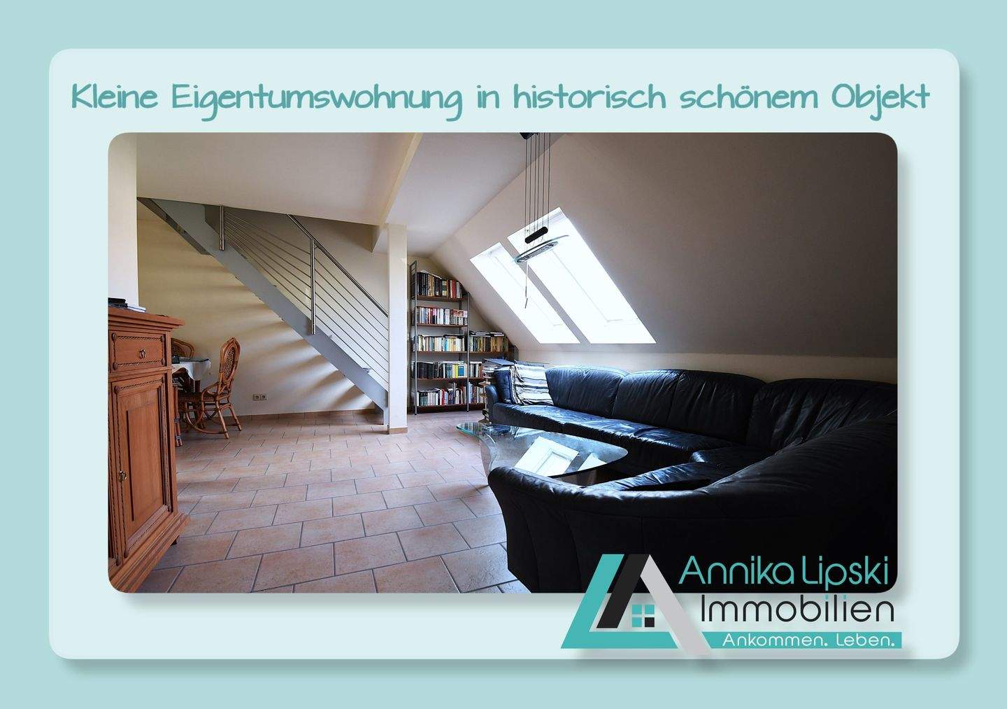 Immobilie in Templin - Uckermark - Kleine Eigentumswohnung in historisch schönem Objekt - Bild 0