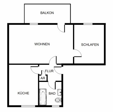 Wohnung zur Miete nur mit Wohnberechtigungsschein 248 € 2,5 Zimmer 61,9 m² 1. Geschoss frei ab 02.03.2025 Kurt-Schumacher-Platz 8 Mitte Bergkamen 59192