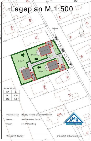 Grundstück zum Kauf 258.000 € 516 m² Grundstück Hackenweg Oldenburg (Oldenburg) / Bürgerfelde 26127