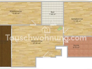 Wohnung zur Miete Tauschwohnung 850 € 3 Zimmer 92 m² 4. Geschoss Brandenburger Vorstadt Potsdam 14471