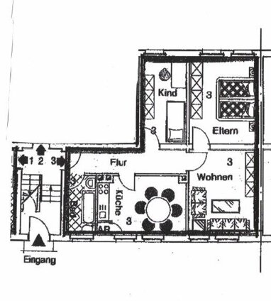 Wohnung zum Kauf 145.000 € 3 Zimmer 62 m² 1. Geschoss Dr. Hans Reicholdweg 1 Lauf links Lauf an der Pegnitz 91207