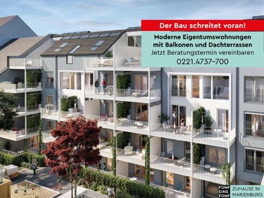 Wohnung zum Kauf provisionsfrei 449.900 € 2 Zimmer 63 m² 1. Geschoss Marienburg Köln 50968