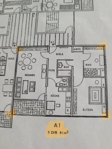 Wohnung zum Kauf 128.000 € 3 Zimmer 81 m² 9. Geschoss Pfarrer-Ries-Str. 2 Elversberg Spiesen-Elversberg 66583