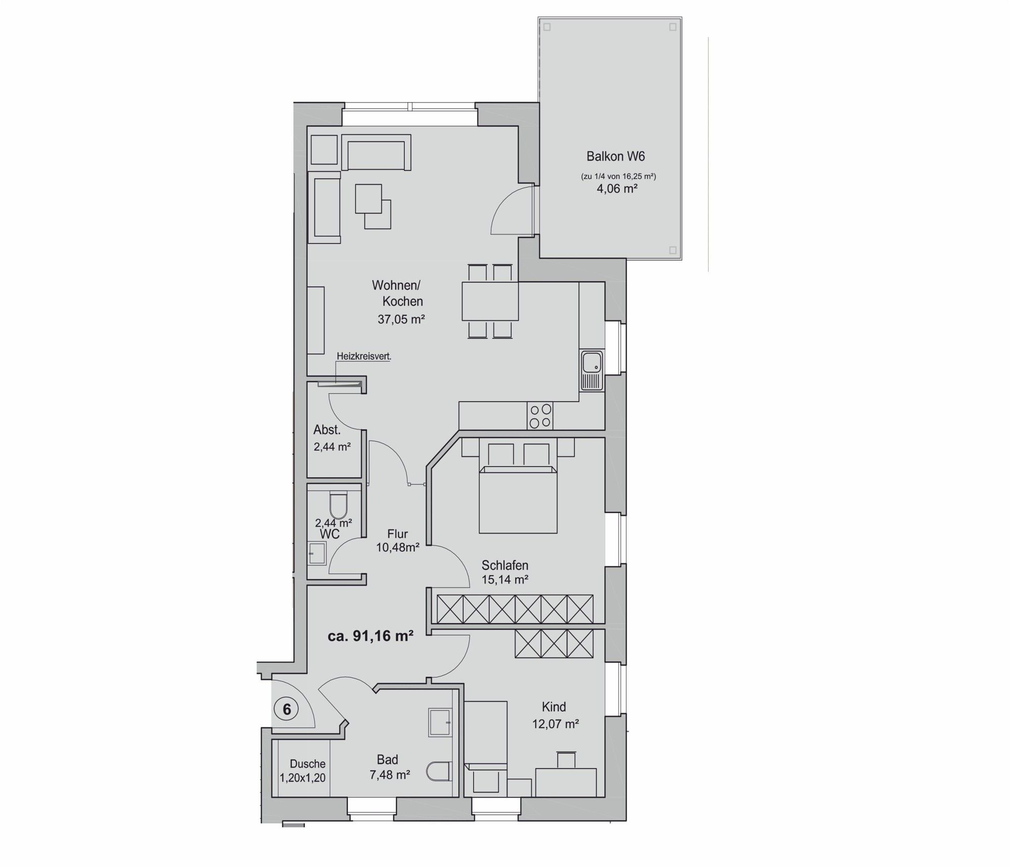 Wohnung zum Kauf 408.000 € 3 Zimmer 91,2 m²<br/>Wohnfläche 1.<br/>Geschoss Westerkappeln Westerkappeln 49492