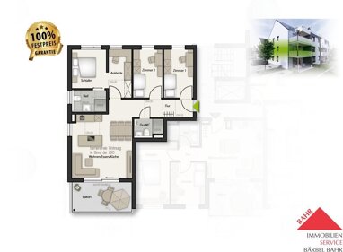 Wohnung zum Kauf Provisionsfrei 579.000 € 4 Zimmer 90 m² Holzgerlingen 71088